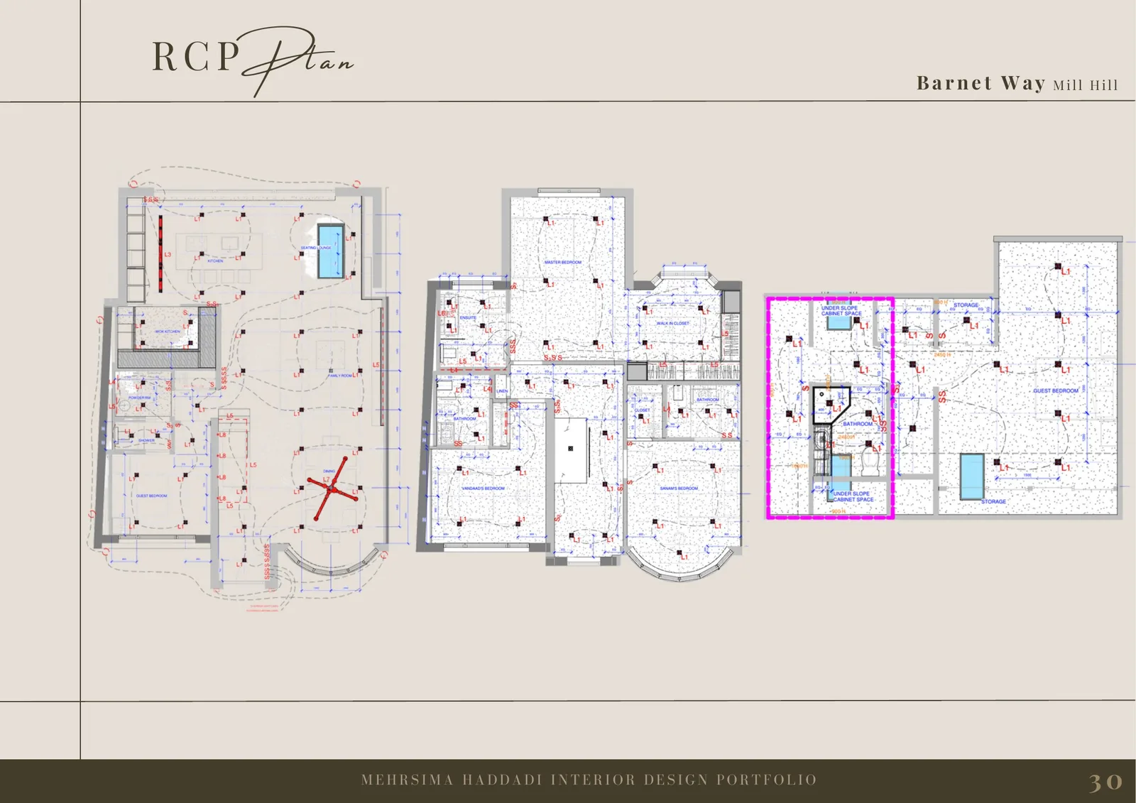 London House reflected ceiling plan